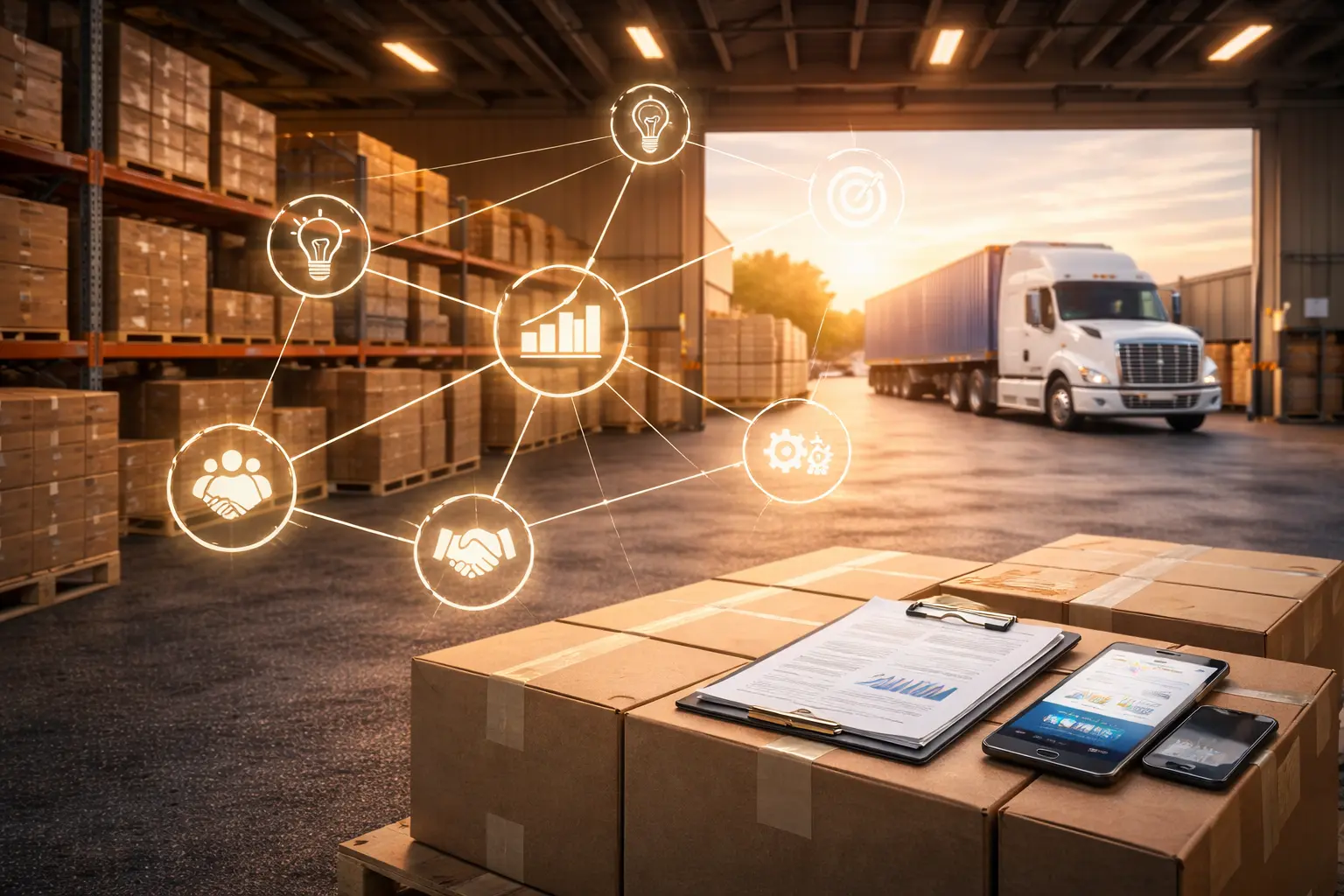 Customer service at the centre of transport and warehousing support